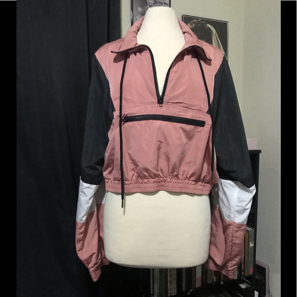 Fashion Nova Crop Windbreaker.